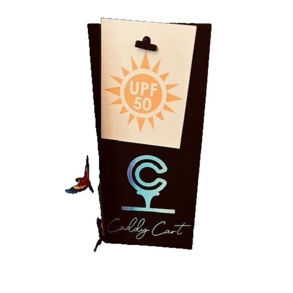 Caddy Cart Golf Polo NWT Moisture Wicking Breathable Large UPF 50 Golf Fishing - Picture 11 of 11